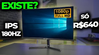 MONITOR GAMER FULL HD POR R640 COM 180HZ IPS É IMPRESSIONANTE COMO ISSO NEW HERO BLADE [upl. by Vescuso]