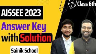 Sainik School 2023 Solution  class 6 🔥 Answer Key 🔥 [upl. by Eniamerej]