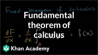 Fundamental theorem of calculus Part 1  AP Calculus AB  Khan Academy [upl. by Hudson]