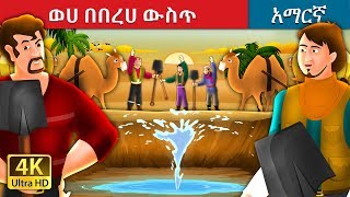 ወሀ በበረሀ ውስጥ  Water in The Desert Story in Amharic  Amharic Fairy Tales [upl. by Dnallor]