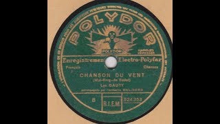 Lys Gauty quot chanson du vent quot 1937 [upl. by Cammi]