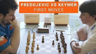 Keymer vs Predojevic  First Moves  Schachbundesliga 2019 [upl. by Stalk]