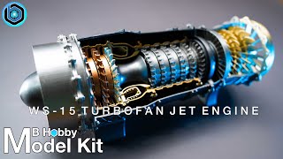 3D Printed Turbofan Engine DIY Model  Speed Build [upl. by Salomone]