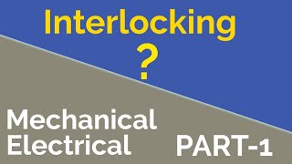 What is Interlock system  Electrical Interlock  Mechanical Interlock  Logical Interlock [upl. by Ateekahs]