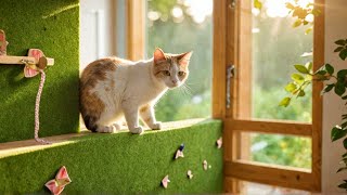 DIY Cat Climbing Wall for your Adventurous Feline 🏞️🐈 safarilive [upl. by Dorotea]