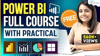 Power BI Full Course for FREE with Practical Projects 3 Hours  Power BI Tutorial 2024 🔥🤩 [upl. by Hennessy151]