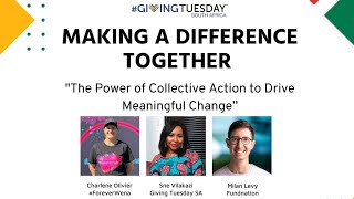 Making a Difference Together by GivingTuesday SouthAfrica  GivingTuesday Africa [upl. by Mcneil]