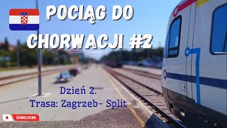 🚝 Pociąg do Chorwacji 2023 Dzień 2 Zagrzeb  Split Vlog 2 [upl. by Inge]