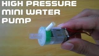 Home Made High Pressure Mini Waterpump [upl. by Tania]