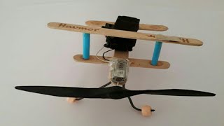 How to Make Propeller Plane  Homemade Toy Plane [upl. by Eisdnyl]