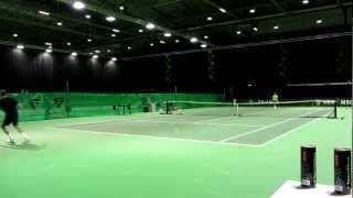 Thomas Schoorel vs Philipp Kohlschreiber TrainingPractice ABN AMRO WTT 2012 [upl. by Sanoj440]