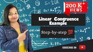 Linear congruence example 2  Number theory  Finding solution of x  Fully Solved Example Solution [upl. by Lladnor99]