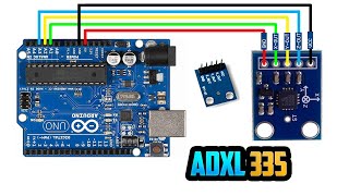 How To Interface ADXL335 Analog Accelerometer Sensor With Arduino [upl. by Ssepmet]