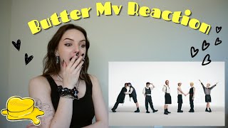 BTS BUTTER Official MV REACTION 🧈 [upl. by Starinsky842]