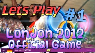 London 2012 The Official Video Game deutsch Eröffnungsfeier Weitsprung und 200m Herren [upl. by Audy]