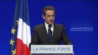 DSK sinvite dans le meeting de Sarkozy Ã ClermontFerrand [upl. by Prussian981]