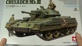 Italeri  Tamiya 135 Crusader Mk III  Full Build Review [upl. by Ariaek]