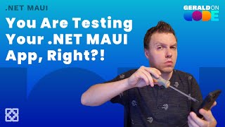 Unit Testing NET MAUI Apps with xUnit [upl. by Sanson]