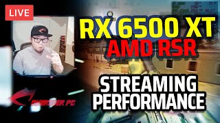 🔴 STREAMING Test  RX 6500 XT with AMD RSR Warzone Apex Legends [upl. by Gosser]