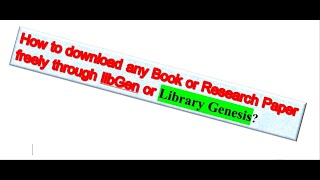 How to Download Free Books on libGen or Library Genesis [upl. by Minni]