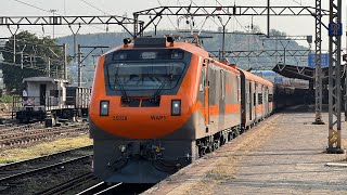 Indias First Vande Sadharan Express Train  Non AC Sleeper amp Unreserved Coaches  Push Pull WAP5 [upl. by Alyk]