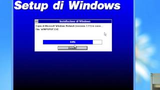 NUOVA VER Microsoft Windows for Workgroup 311 ITA versione ISO Le Rarità in Italiano 4 [upl. by Pronty837]