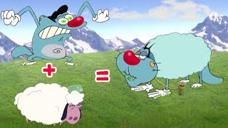 हिंदी Oggy and the Cockroaches 🐑 बिल्ली और भेड़ Hindi Cartoons for Kids [upl. by Nerag223]