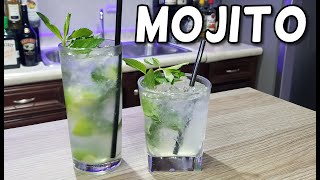 ¿Cómo Preparar el MOJITO Clásico 🌿🍋  Coctel Clásico  2 Preparaciones Fáciles  Mojito Original [upl. by Genia]