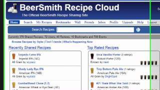 Uploading a Recipe to the BeerSmith Recipe Cloud [upl. by Reniar]