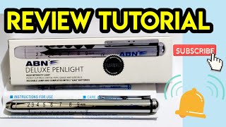 DELUXE PENLIGHT ABN REVIEW amp TUTORIAL CARA PAKAI SENTER PULPEN [upl. by Anileuqcaj]