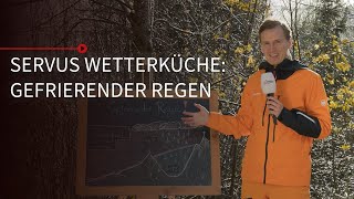 Wie kann es bei Minusgraden regnen Das Wetterphänomen  erklärt  Servus Wetterküche [upl. by Millian]