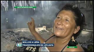 Conocemos los tradicionales bollos a leña de Jipijapa [upl. by Winnah]