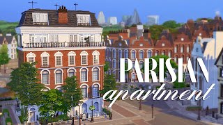 Parisian Apartment 🥐  Collab wAlex WanSims  Stop Motion build  The Sims 4  NO CC [upl. by Tenneb]