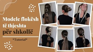 MODELE FLOKESH TE THJESHTA PER SHKOLLE  DANJAS CHANNEL [upl. by Sillaw]