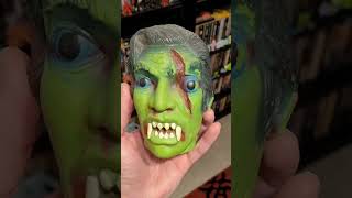 Rubber Dracula Head Squeak Toy Sun Wai Monster Bloody Vampire Rare Halloween Madballs Jigglers Toys [upl. by Na]