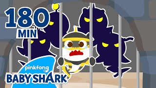 BEST of 2023 👮‍♀️FREEZE Catch the Thief Shark Family  Compilation  Baby Shark Official [upl. by Annis]