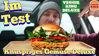 Burger King Veggie King Deluxe im Test veganuary2024 [upl. by Swayne]