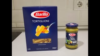 How to make Pasta Pesto out of a Jar not clickbait [upl. by Naujek]