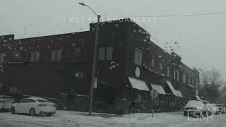 03252024 Vergas MN  City plows  Heavy snow falling [upl. by Gonroff720]