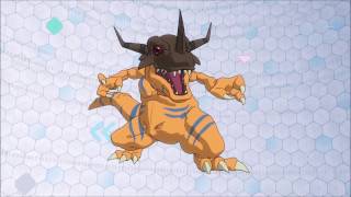 Agumon Evolution Greymon Tri Version [upl. by Nosnaj486]