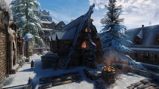 Christmas in Skyrim  Skyrim LE Modded 4K 60fps 2019 [upl. by Tews121]