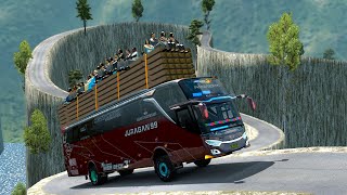 The most dangerous and very high roads Euro Truck Simulator [upl. by Stacee]