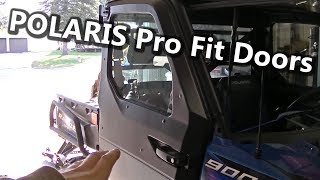 Polaris Ranger 900 Factory Pro Fit Power Window Door Kit Install [upl. by Ayouqes177]