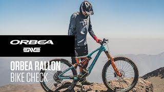 Orbea Rallon Bike Check I Orbea Enduro Team [upl. by Garnett]