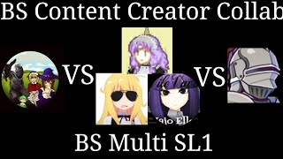 BS content creator collab BS multi SL1 part 1 ft baka kun majo ellen and frapollo 94 [upl. by Ecirb]