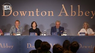 Downton Abbey Press Conference  Hugh Bonneville Elizabeth McGovern Jim Carter [upl. by Man]