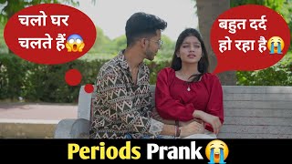 Period Prank  Period Prank On Boyfriend  Gone Wrong  Shitt Pranks [upl. by Veljkov]