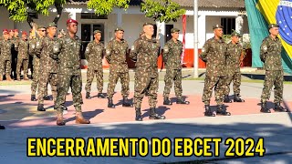 Formatura de Encerramento do Estágio de Cabo Especialista Temporário 2024 da Brigada Paraquedista 🦅 [upl. by Norramic]