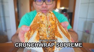 How to cook a CRUNCHWRAP SUPREME  Copycat recipe [upl. by Fairbanks]