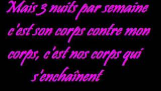 3 nuits par semaine paroles [upl. by Maccarone]